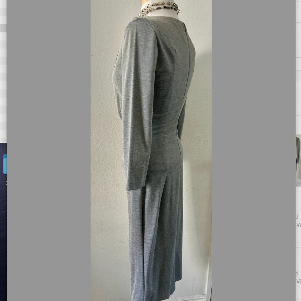 Vintage Y2K le chateau gray Midi dress XS - Picture 4 of 9